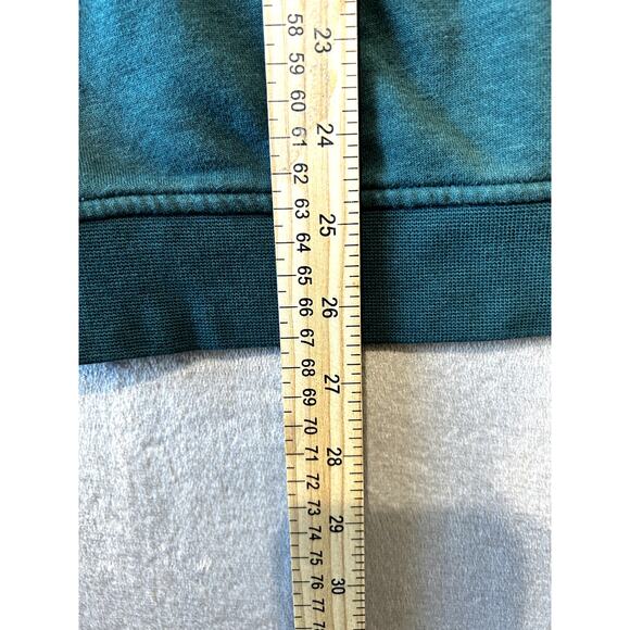 Nike Crew Neck Cropped Sweatshirt Boxy Green Embroidered Size XL Green - Picture 5 of 7